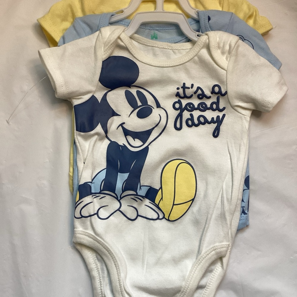 Disney Mickey Mouse Bodysuit - White and Blue